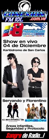 CALLE CIEGA en  la octava edición del Panamericano de EasyKart junto a Servando y Florentino y Los Cadillacs