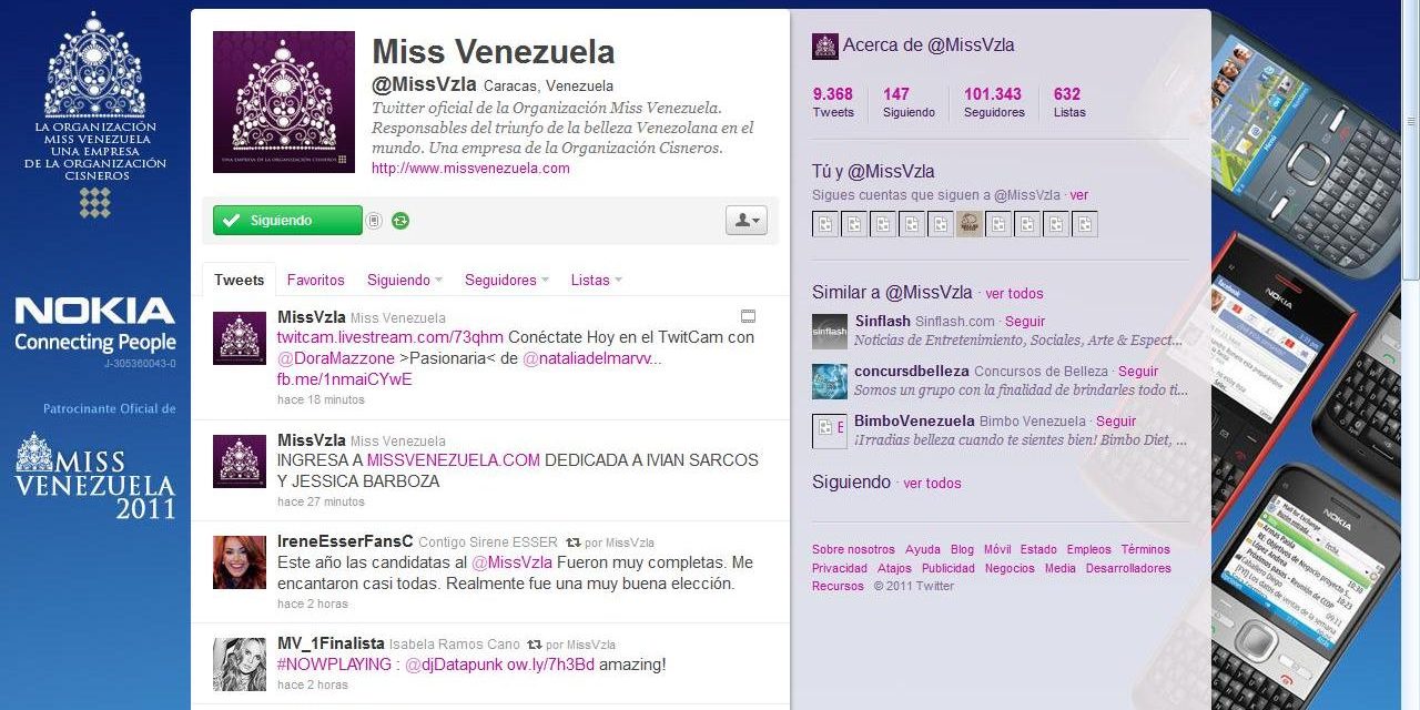 CREAN CUENTAS FALSAS EN TWITTER A NOMBRE DE VENEVISION, JOAQUIN RIVIERA Y MISS VENEZUELA