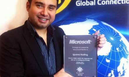 Microsoft Venezuela premia a Iguanahosting.com como »Socio Hoster del año»