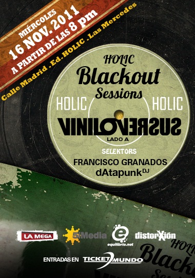 VINILOVERSUS EN HOLIC ESTE MIERCOLES 16-11