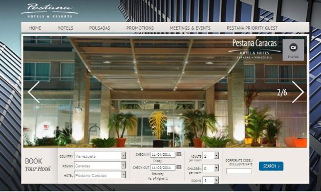 El grupo Pestana lanza sitio web con nueva imagen