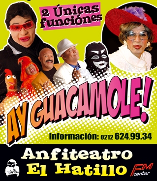 EL MORENO MICHAEL en el Anfiteatro El Hatillo con »AY GUACAMOLE»