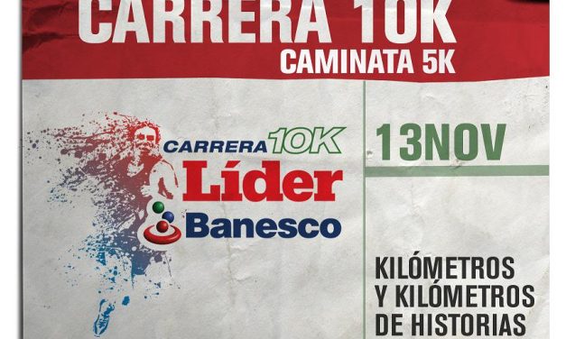 Participa en la Carrera 10K y Caminata 5K de Líder-Banesco