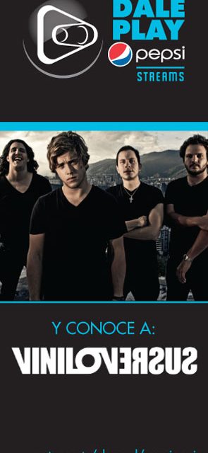 Hoy 02/11 Viniloversus lanzará nuevo video en el estreno de Los Pepsi Music Streams
