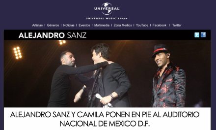 Alejandro Sanz y Camila ponen en pie al Auditorio Nacional de México D.F.