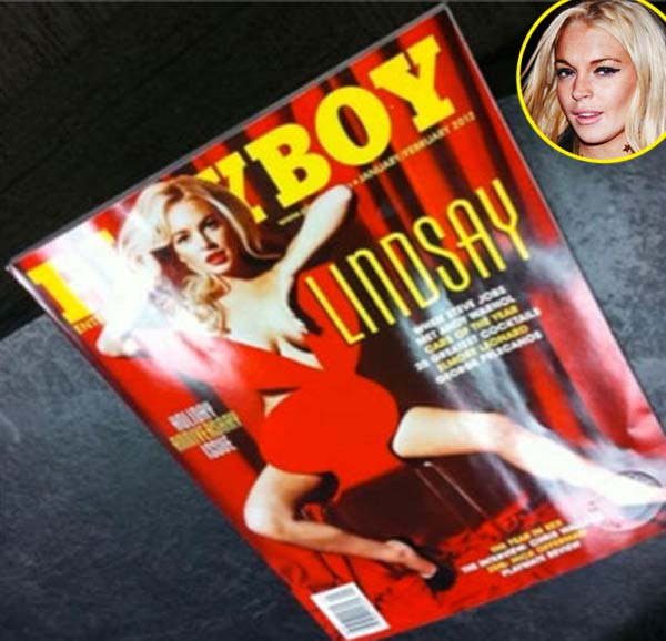 El posado de Lindsay Lohan para ‘Playboy’ , a lo Marilyn Monroe, ya está en Internet