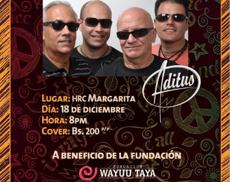 ADITUS CANTARA EN MARGARITA POR CAMPAÑA SOCIAL »IMAGÍNATE QUE NO HAY HAMBRE»