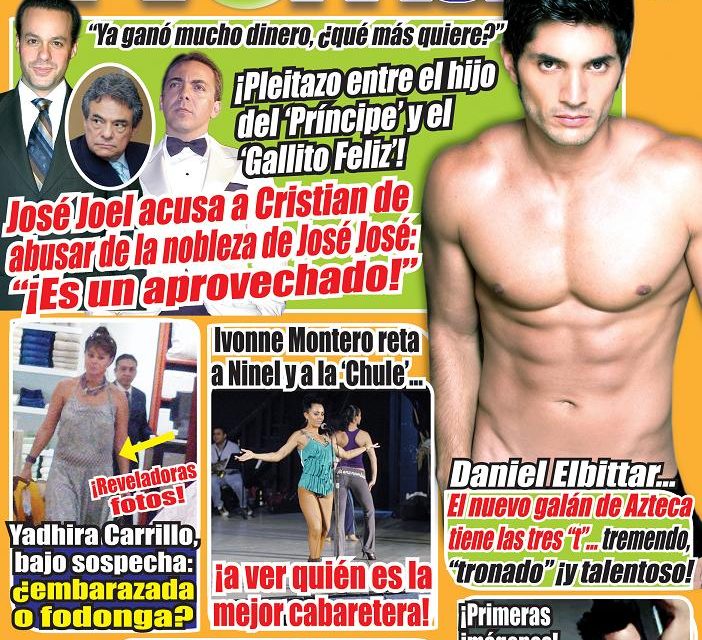 Daniel Elbittar engalana la portada de la revista mexicana TVymás