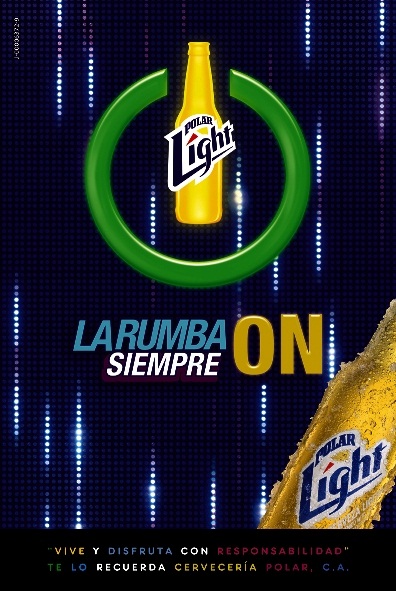 Con Polar Light la rumba estará siempre »ON»… A través de su nueva campaña publicitaria