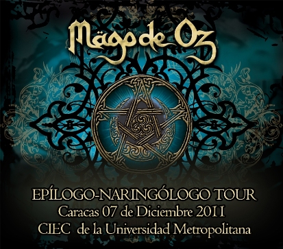 Mägo de Oz regresa a Venezuela.. Única presentación, miércoles 07 de diciembre en el CIEC