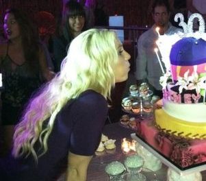 Britney Spears celebró su cumpleaños una semana después