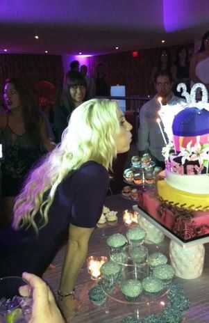 Britney Spears celebró su cumpleaños una semana después