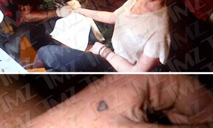 Lindsay Lohan nos enseña su nuevo tatuaje con unas fotografías confusas