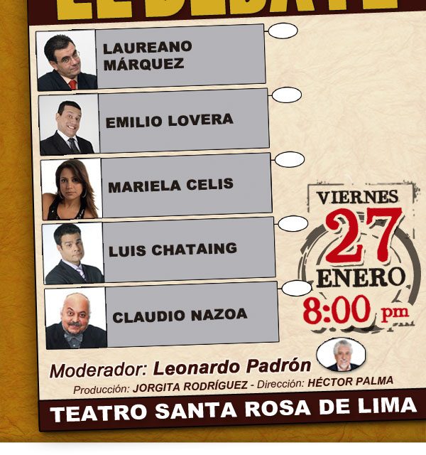 El 2012 comienza con humor en El debate