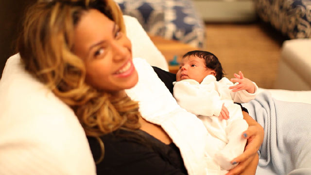 Beyoncé publica primeras fotos de su hija Blue Ivy en la red