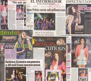 SELENA GOMEZ ARRASÓ EN MÉXICO