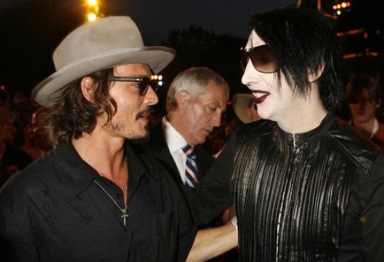 Johnny Depp y Marilyn Manson grabaron canción juntos