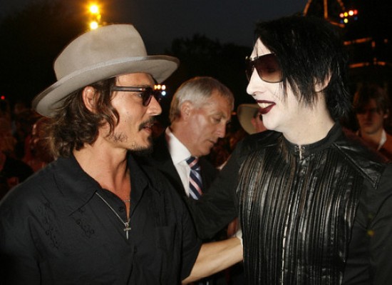 Johnny Depp y Marilyn Manson grabaron canción juntos