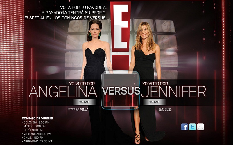 Esta semana llega el Versus que estabas esperando: Angelina Jolie vs Jennifer Aniston