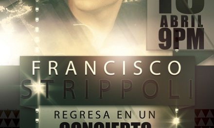 Francisco Strippoli regresa en íntimo este próximo 13 de Abril