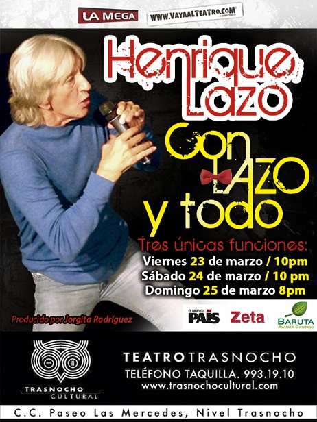 ¡Henrique Lazo se trasnocha!