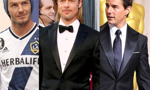 David Beckham, Brad Pitt y Tom Cruise, los papás con más estilo