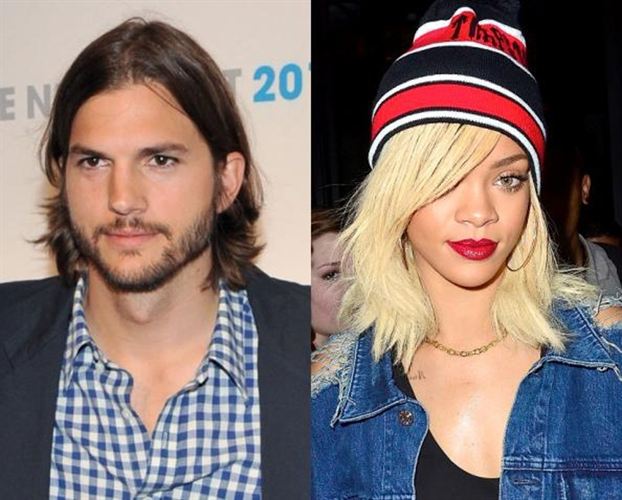 Rihanna y Ashton Kutcher podrían llevar ocho semanas juntos
