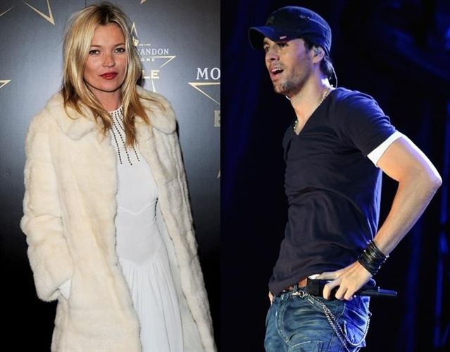 Kate Moss, indignada con Enrique Iglesias