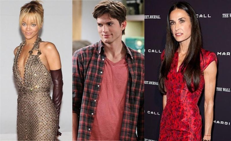 Demi Moore, destrozada tras la cita de Ashton Kutcher y Rihanna