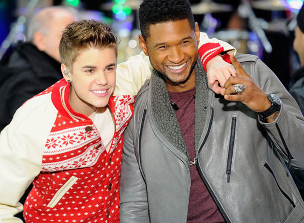 Justin Bieber y Usher graban juntos dos duetos
