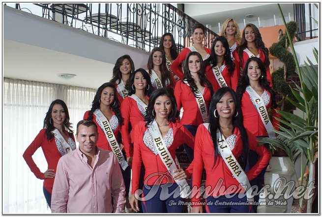 Candidatas al Miss Carabobo 2012 visitaron la Quinta Miss Venezuela (+Fotos)