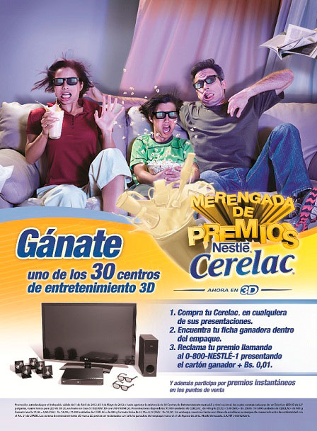 CERELAC® premia a las familias venezolanas con su promoción Merengada de Premios 3D