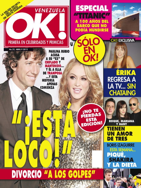 OK! Venezuela: La verdad sobre el divorcio de Paulina Rubio