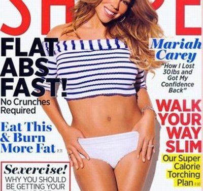Mariah Carey luce su cuerpo 30 kilos más delgada