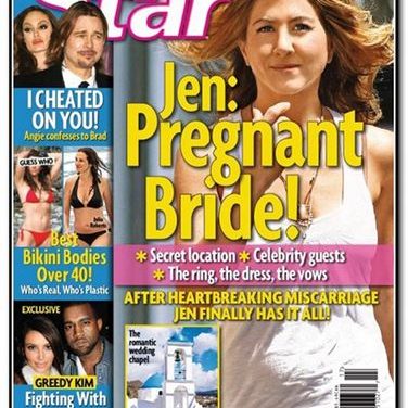 Jennifer Aniston se casará con Justin Theroux embarazada Según la revista ‘Star’