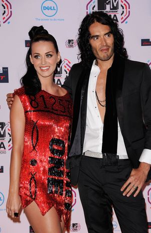 Katy Perry quiere volver con Russell Brand