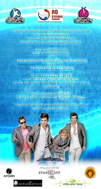 PRESENTACIÓN DE LA NUEVA IMAGEN WEB DE SEÑORITA Y MISTER DEPORTE 2012
