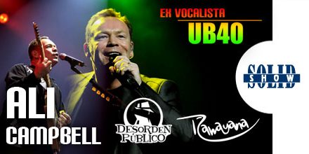 ALI CAMPBELL ex UB40 dará concierto este 6 de Mayo en Caracas