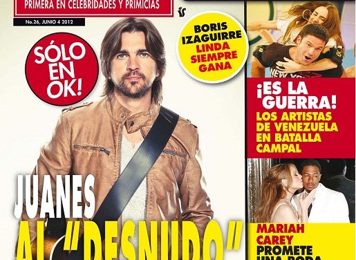 Juanes vendrá en Junio a Venezuela