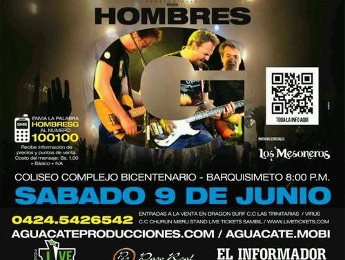 @AguacateProd CELEBRA SU 7MO. ANIVERSARIO CON HOMBRES G EN BARQUISIMETO