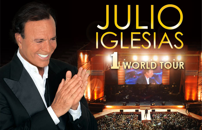 Participa aqui por 2 entradas para el concierto de Julio Iglesias – cortesía de @infinityshow