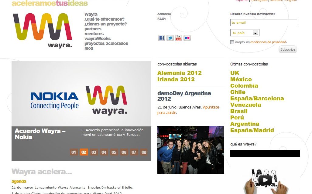 Nokia firma un acuerdo con Wayra para potenciar la innovación móvil en Latinoamérica y Europa