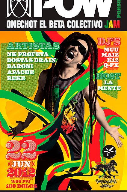 El Beta Colectivo Jam en honor a OneChot… Viernes 22 de junio a las 9:00 pm