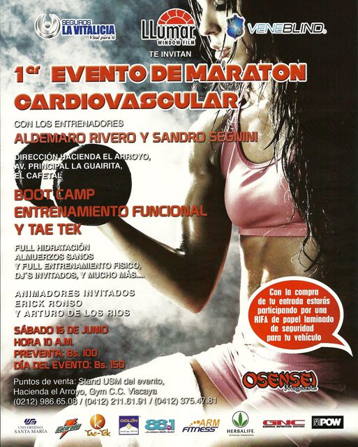 1er. MARATÓN CARDIOVASCULAR EN HACIENDA EL ARROYO