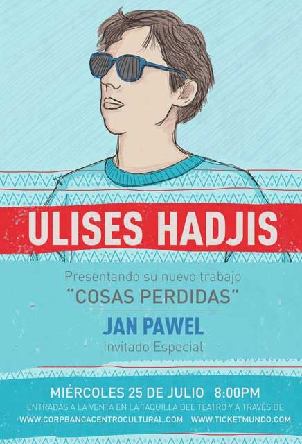Ulises Hadjis llega a Caracas con »Cosas Perdidas»
