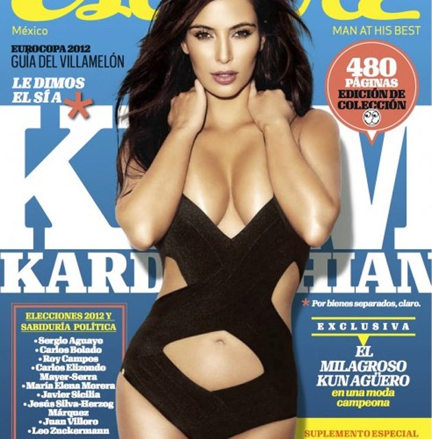 Kim Kardashian enciende la portada de la revista Esquire América Latina