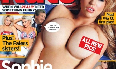 Sophie Reade en un nuevo topless para la revista Nuts Junio 2012 (+Fotos)