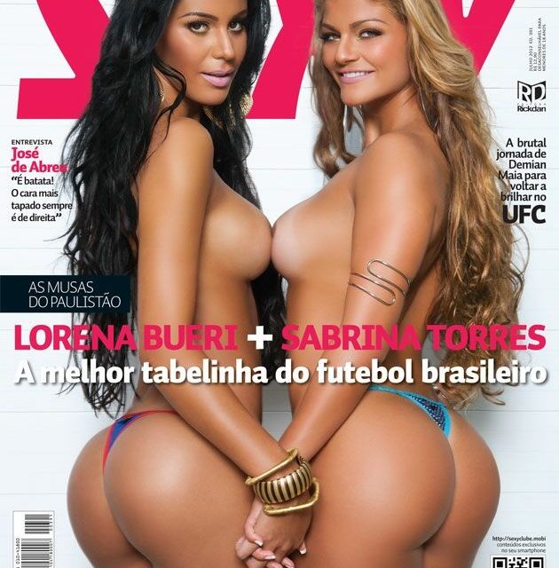 Lorena Bueri y Sabrina Torres se desnudaron en revista Sexy de Brasil (+Fotos)