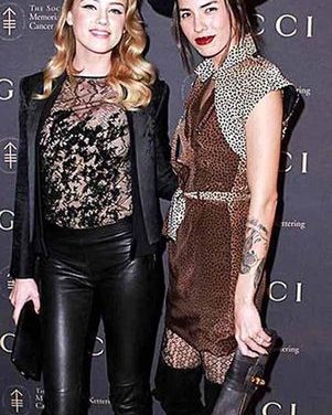 Ex pareja lésbica de Amber se asemeja a Johnny Depp