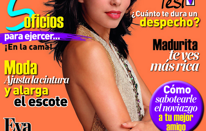 Eva Longoria seduce en la portada de SexoSentido